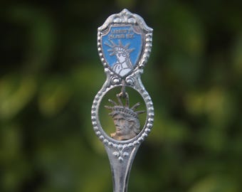 Vintage Spoon New York USA American Statue of Liberty Souvenir