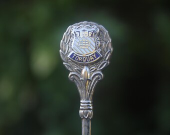 Vintage-Löffel aus Torquay, Devon, England – Souvenir