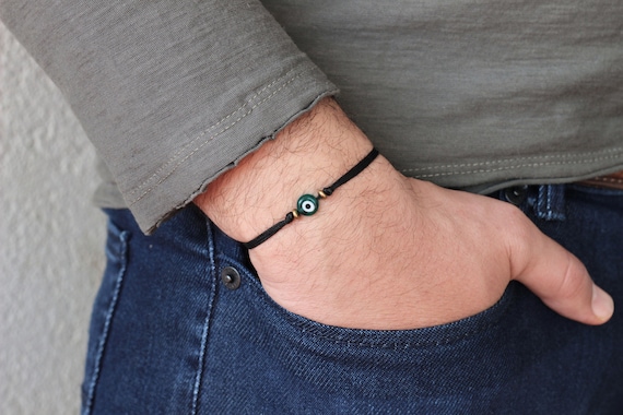 Evil Eye Bracelet (Black Thread)