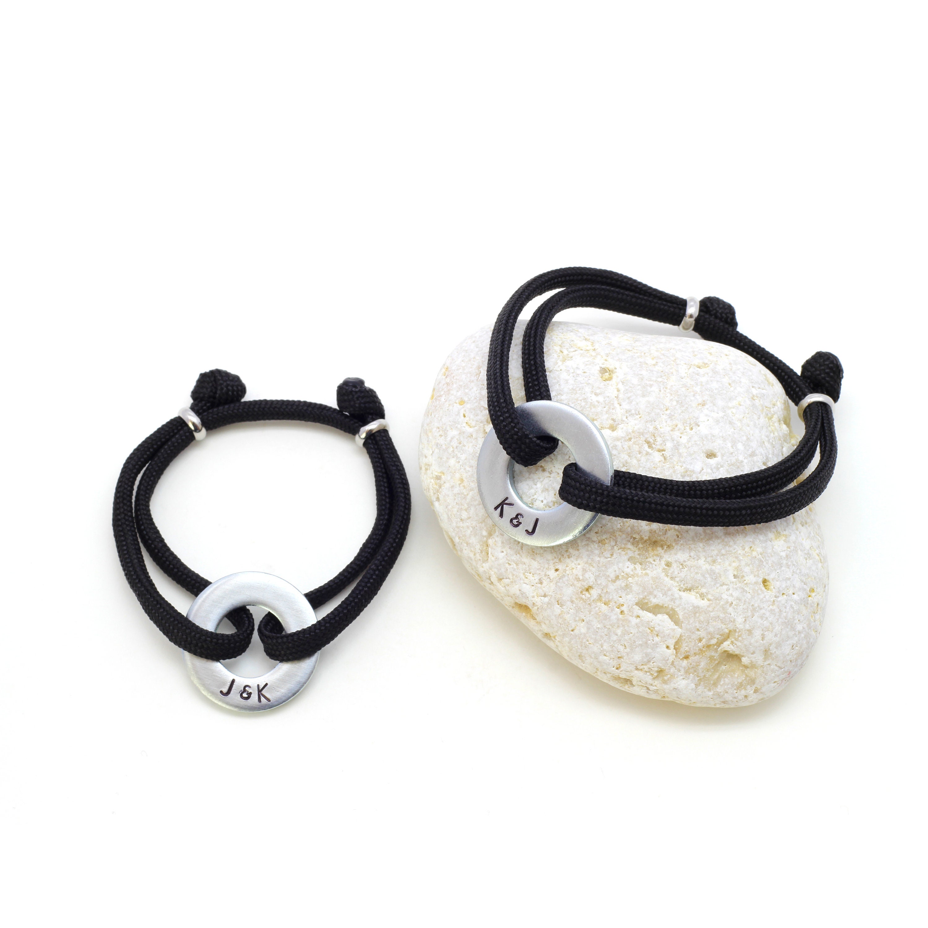 matching initial bracelets