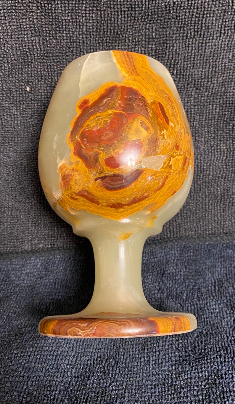 Onyx Goblets / Marble Stone Goblets Etsy