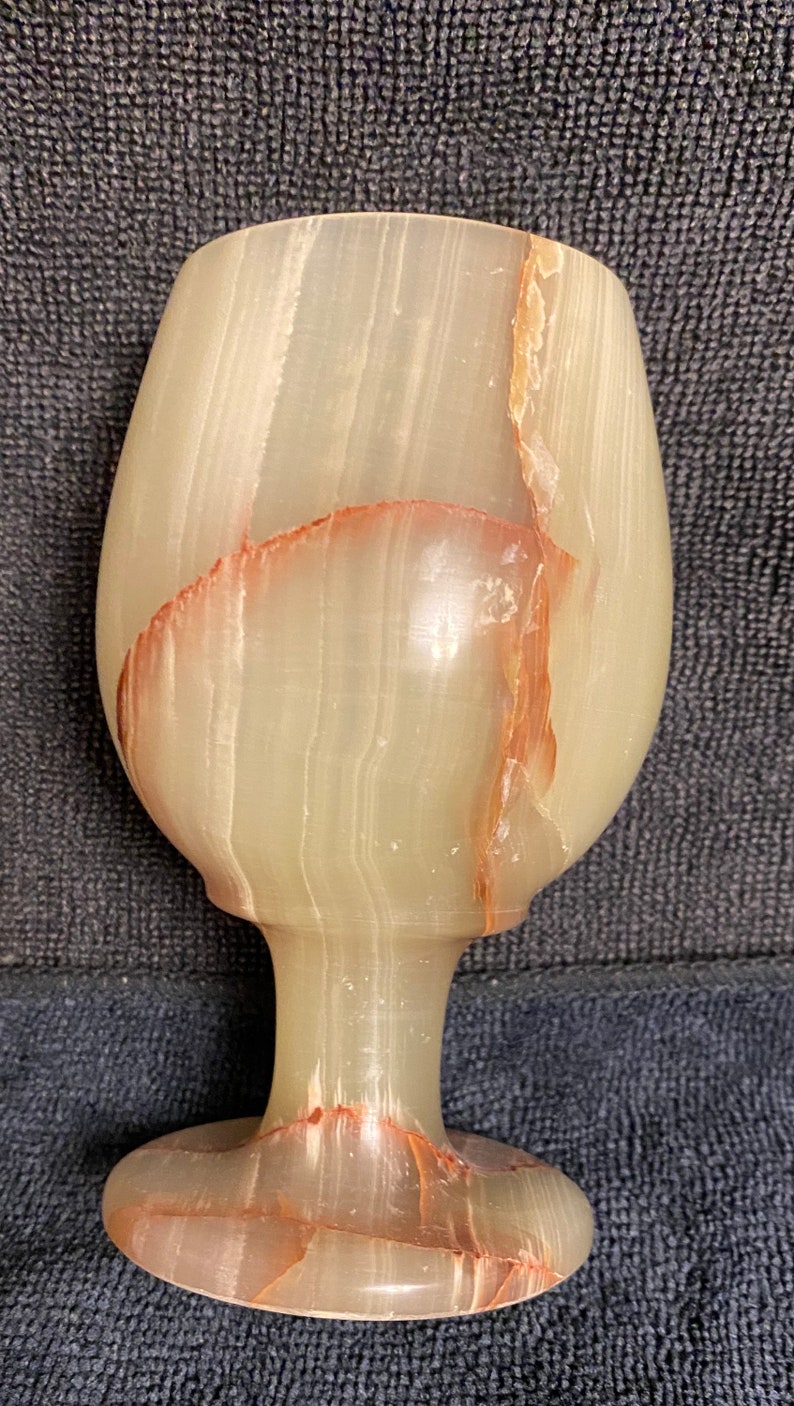 Onyx Goblets / Marble Stone Goblets Etsy