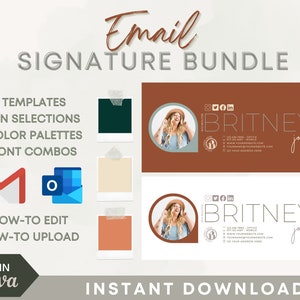 Email Signature Template | Real Estate Marketing | Editable Real Estate Signature | Gmail Outlook Design | Canva Template | Real Estate
