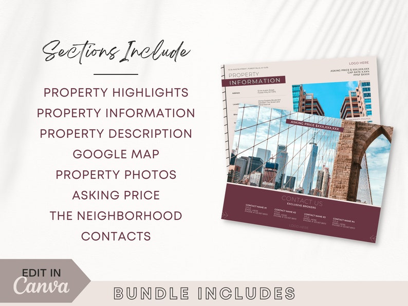 Commercial Real Estate Brochure Offering Memorandum Real Estate