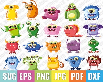 Monster svg, png, pdf, jpg, eps, dxf, t-shirt, clipart