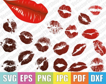 Lips lip print svg, png, pdf, jpg, eps, dxf, t-shirt, clipart