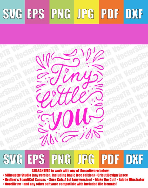 Download Free Tiny Little You Svg Inspirational Newborn Quotes T Shirt Etsy SVG Cut Files