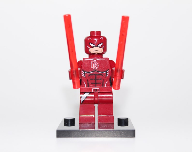Daredevil Custom Minifigure Marvel Universe LEGO Compatible