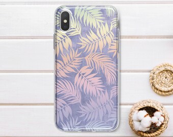 Leaves IPhone XS Max Case IPhone XR Silicone Case IPhone X Case Floral Samsung Galaxy S9 Plus Case Google Pixel 3 XL Case IPhone 8 EP0115