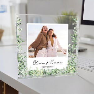 Targa in acrilico con stampa fotografica personalizzata, blocco acrilico con stampa fotografica, blocco fotografico personalizzato, targa di famiglia, regalo per la festa della mamma #6559057