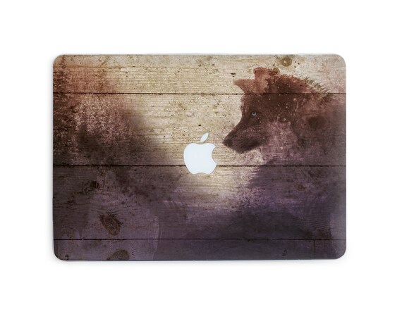 Wolf macbook case cheap