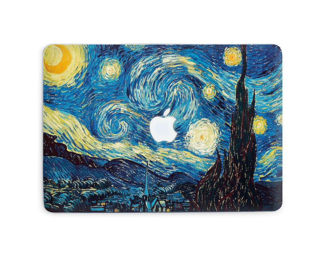 Starry Night Macbook Cover Van Gogh Painting Macbook Air 13 Etsy — free download