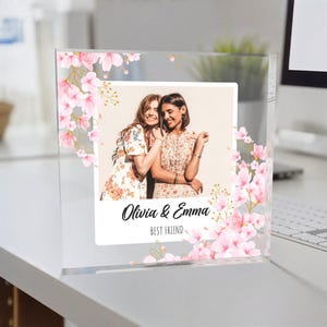 Personalized Photo Print Acrylic Block Plaque With Custom Message Photo Block Gift | Custom Acrylic Photo Frame #6559059