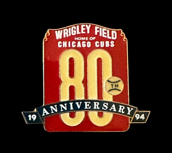 Chicago Cubs Pin Wrigley Field 80th Anniversary 19… Gem