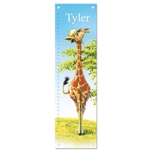 Personalized Growth Chart Ruler | Newborn Gift | Baby Gift | Baby&#39;s 1st Birthday | First Birthday | Giraffe
