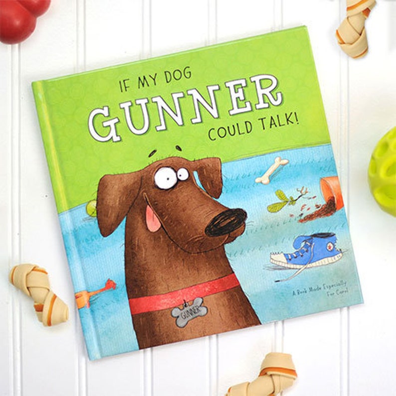 Personalized Pet Gift for Dog Lovers, If My Dog Could Talk Personalized Book 