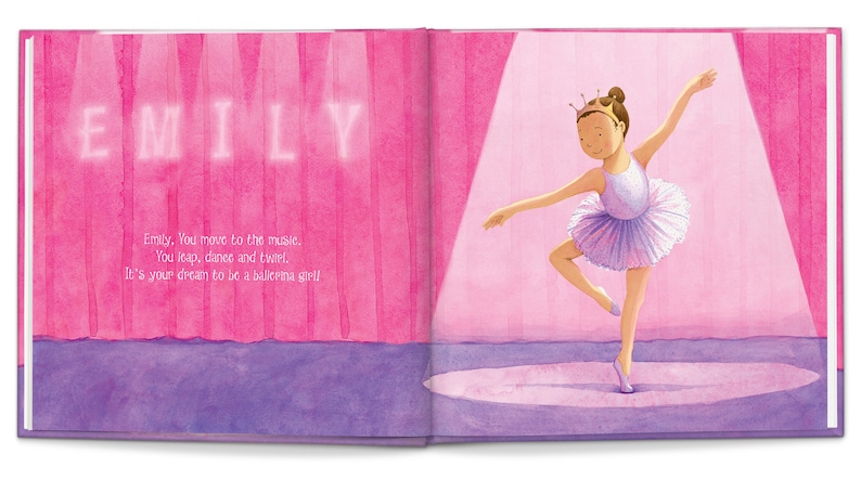 Girl's Dance Gifts Personalized Children's Book Dance Gifts for Girls Birthday Gift for Girls I'm a Little Dance Personalized Book image 9