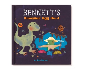 Birthday Gift for Boy or Girl | Personalized Children's Book | Dinosaur Search and Find