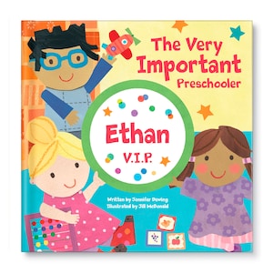 Preschooler Gifts | Gift for Preschooler | Custom Books for Kids | Pre-K | The Very Important Preschooler Personalized Children's Book