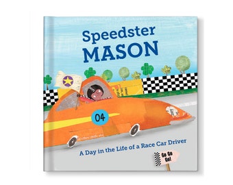 Gift for Birthday | Birthday Gift for Boy or Girl | Speedster Personalized Children's Book