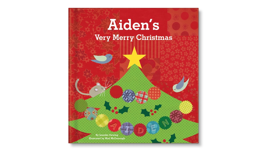Baby's first christmas hotsell personalised story book