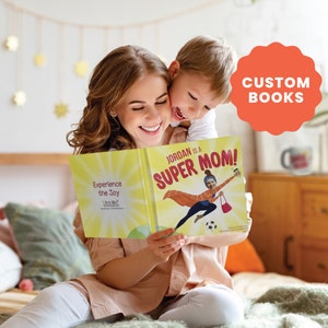 Mother's Day Gift | Gift For Mom | First Mother's Day Gift | Personalized Children's Book | Super Mom! Personalized Book