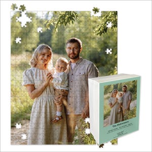Photo Personalized Puzzle | Custom Puzzle | 500 Piece Puzzle | 1000 Piece Puzzle | 30 Piece Puzzle | Jigsaw Puzzle VERTICAL 520-PC.