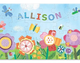 Personalized Puzzle for Kids | Name Puzzle | 24 Piece Jigsaw Puzzle | Customized Puzzle | 1st Birthday