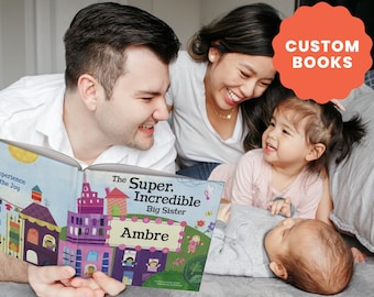 Big Sister Gift | Gift for Big Sister | Personalized Children's Book | Custom Children's Book | Big Sister Hospital Gift | Super Incredible