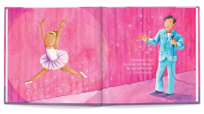 Girl's Dance Gifts Personalized Children's Book Dance Gifts for Girls Birthday Gift for Girls I'm a Little Dance Personalized Book image 7