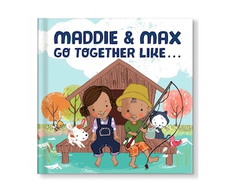 Best Friend Gift | Best Friend Birthday Gifts | Personalized Children's Book | Gift for Best Friend | We Go Together Personalized Book