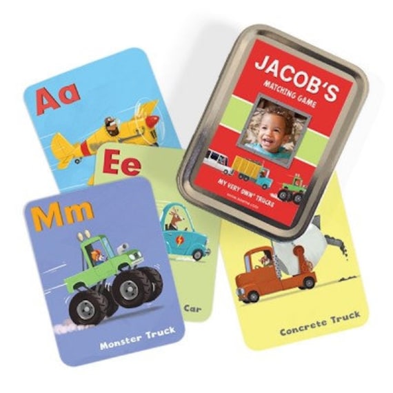 Matching Memory Cards Game ABC Flash Cards Alphabet Game Etsy