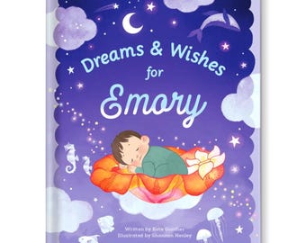 Newborn Gifts | Baby Gift | Gift for Baby | Personalized Baby Book | Bedtime Story | Dreams and Wishes for Baby Personalized Children's Book
