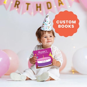 Baby's 1st Birthday Gift | 1st Birthday Gift for GIRLS |  My Very Happy Birthday Personalized Children's Book