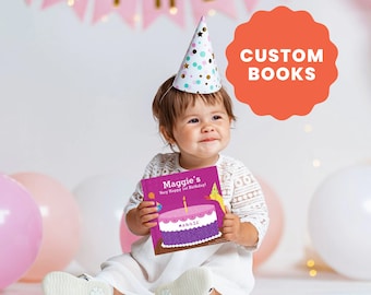 Baby's 1st Birthday Gift | 1st Birthday Gift for GIRLS |  My Very Happy Birthday Personalized Children's Book