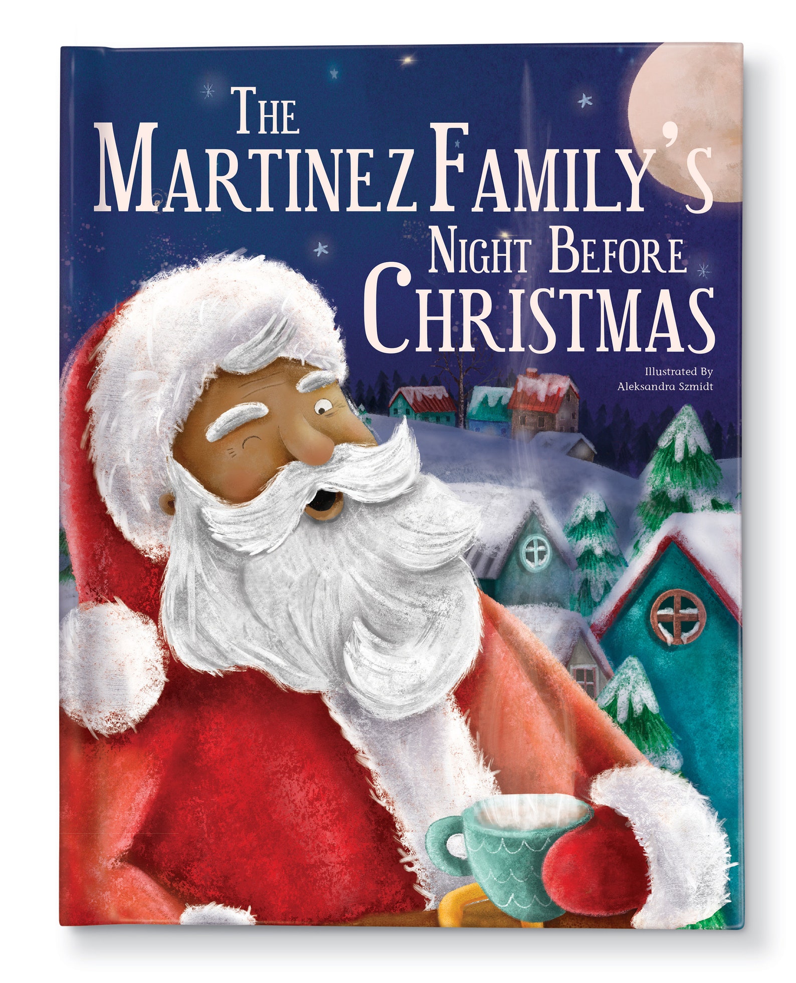 Night Before Christmas Personalized Book Family Version Etsy