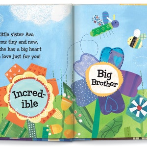 Big Brother Gift Personalized Children's Book Gift for Big Brother Custom Book Big Brother Hospital Gift Super incredible image 6