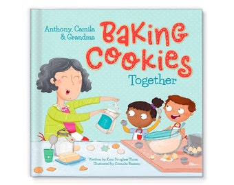 Gift for Mom | Gift for Grandparent | Baking Cookies Together Personalized Children's Book