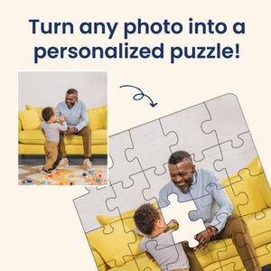 Photo Personalized Puzzle | Custom Puzzle | 500 Piece Puzzle | 1000 Piece Puzzle | 30 Piece Puzzle | Jigsaw Puzzle image 3