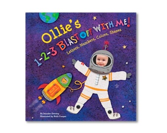 First Birthday Gift | Personalized Children's Book | Baby Gift | Gift for Birthday | Blast Off With Me Personalized Book