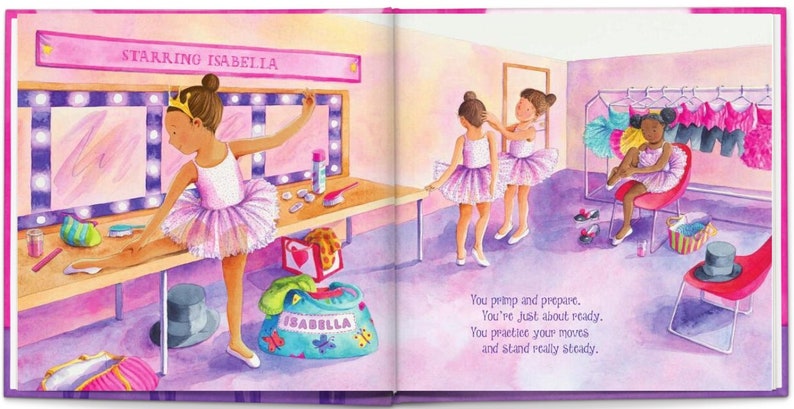 Girl's Dance Gifts Personalized Children's Book Dance Gifts for Girls Birthday Gift for Girls I'm a Little Dance Personalized Book image 8
