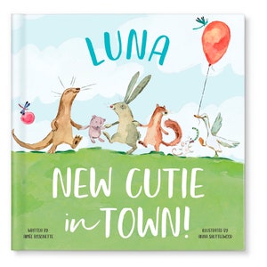 Newborn Gift | Baby Gift | Gift for New Baby | Gift for New Baby | New Cutie in Town Personalized Children&#39;s Book