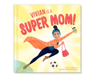 Mother's Day Gift | Gift For Mom | First Mother's Day Gift | Super Mom! Personalized Children's Book