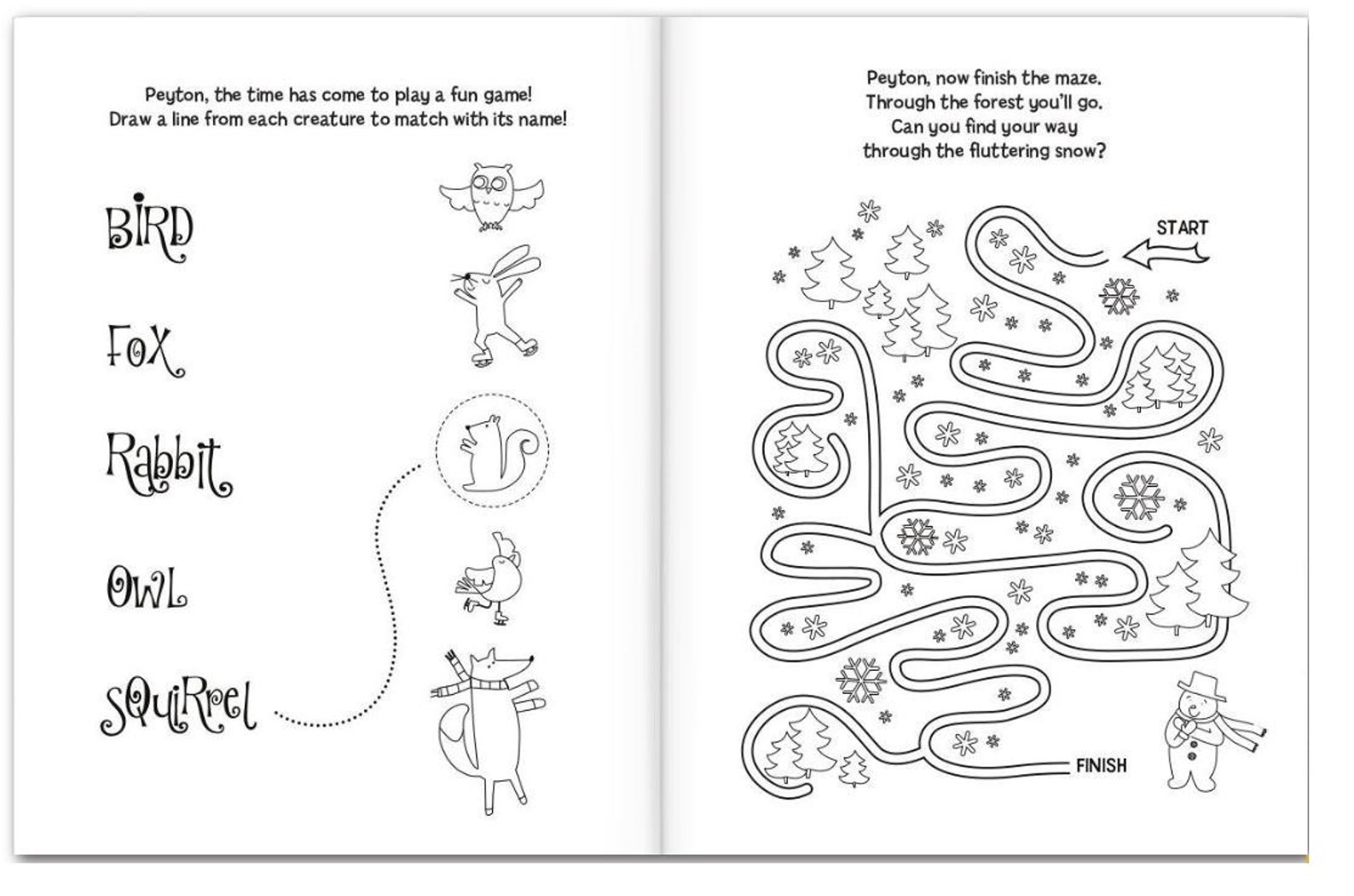 Coloring Book for Kids Personalized Stocking Stuffer | Etsy