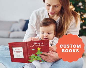 Baby's 1st Christmas | First Christmas | Baby Gift | Newborn Gift | My Very Merry Christmas Personalized Children's Book