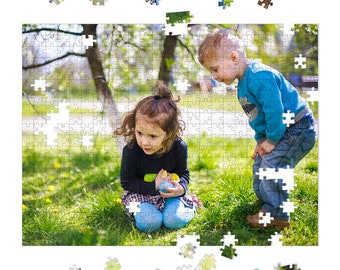 Photo Personalized Puzzle | Custom Puzzle | 500 Piece Jigsaw Puzzle for Adults (Easter)