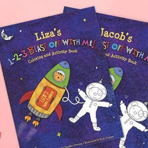Personalized Coloring Book | Customized Coloring Book | Activity Book for Kids | Children&#39;s Personalised Books