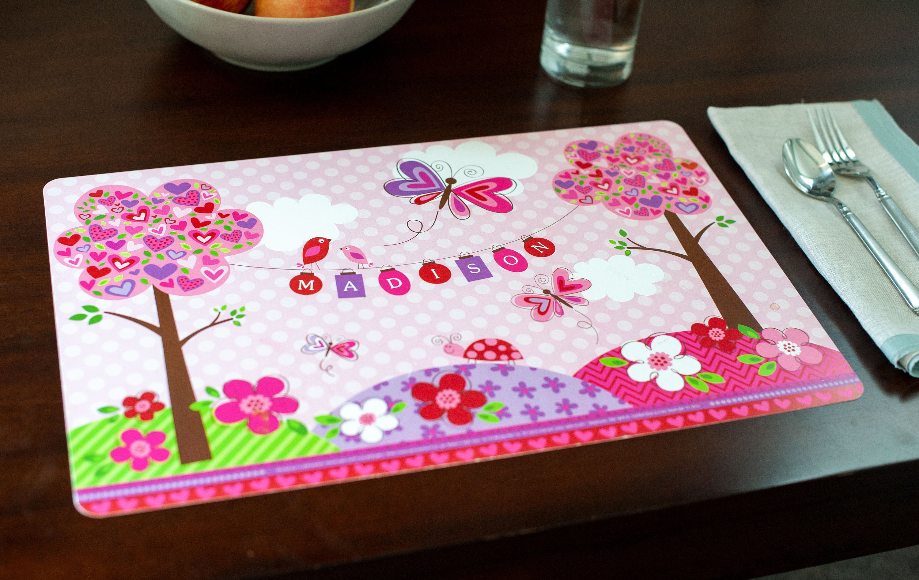 Personalized Placemat for Kids Placemat With Name PL114 Etsy
