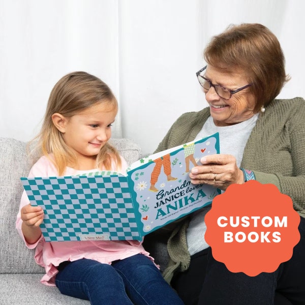 Gift for Grandma | Custom Children's Books | Grandma and Me Personalized Children's Book