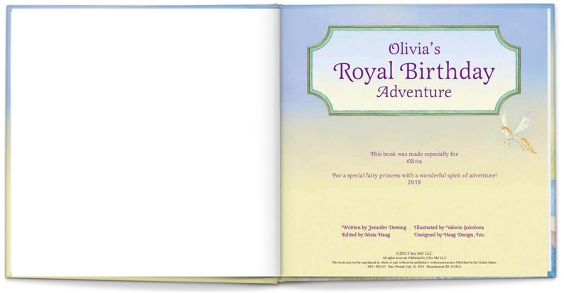 Birthday Gift for Boy Birthday Gift for Girl Gift for Birthday My Royal Birthday Adventure Personalized Children's Book image 2